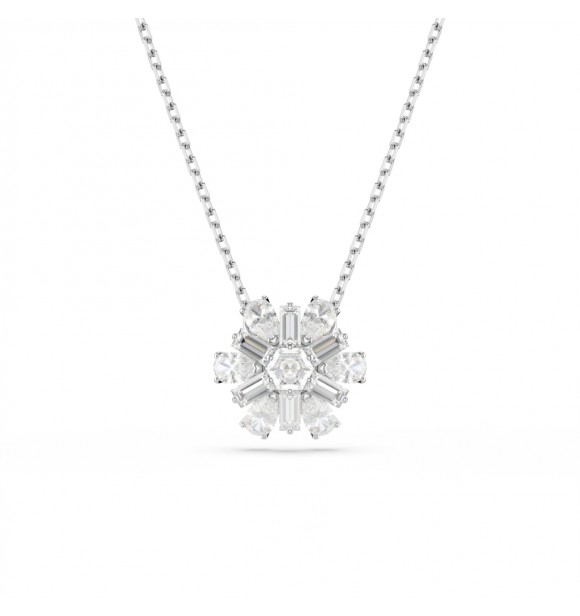 SWAROVSKI COLGANTE IDYLLIA, TALLAS MIXTAS,
 COPO DE NIEVE BLANCO, BAÑO DE RODIO