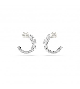 SWAROVSKI 5692260 MATRIX:PE STUD CIRCLE WHITE/RHS