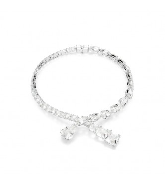SWAROVSKI COLLAR MATRIX, TALLAS MIXTAS BLANCO, BAÑO DE RODIO