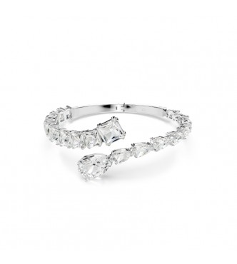 SWAROVSKI PULSERA MATRIX, TALLAS MIXTAS BLANCO,
 BAÑO DE RODIO