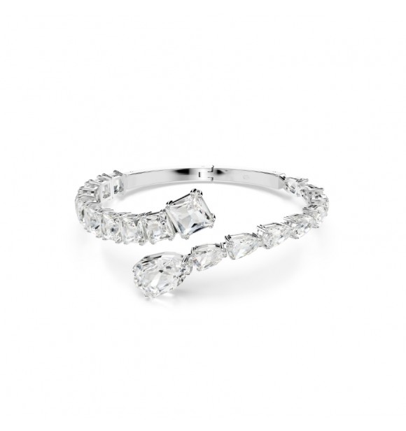 SWAROVSKI PULSERA MATRIX, TALLAS MIXTAS BLANCO,
 BAÑO DE RODIO