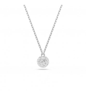 SWAROVSKI COLGANTE DEXTERA, TALLA REDONDA,
 ESFERA BLANCO, BAÑO DE RODIO