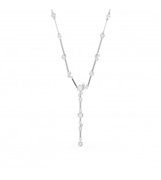 SWAROVSKI COLLA EN Y CONSTELLA, CRYSTAL PEARL,
 TALLAS REDONDAS BLANCAS, BAÑO DE RODIO