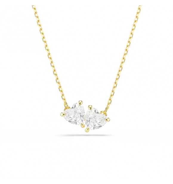 MESMERA:NECKLACE WHITE/GOS