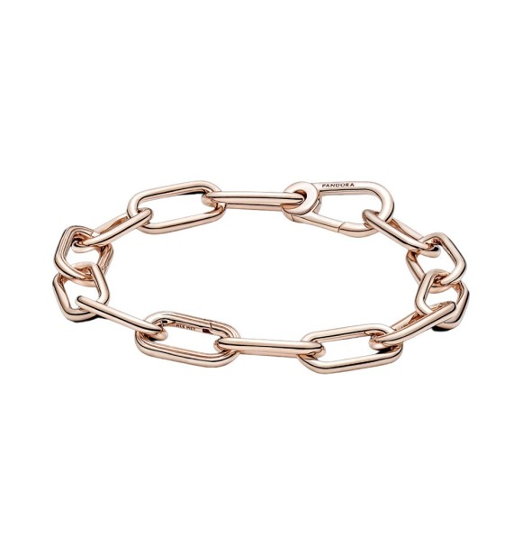589588C00-3 14k Rose gold-plated medium link bracelet