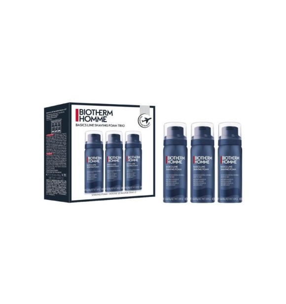 BIOTHERM Bioth Homme TM128800 SET 1 PC Trio cont.: 3x Shaving Foam 50 ml