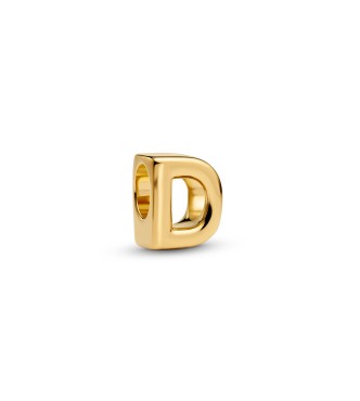 763950C00 Letter D 14k gold-plated charm