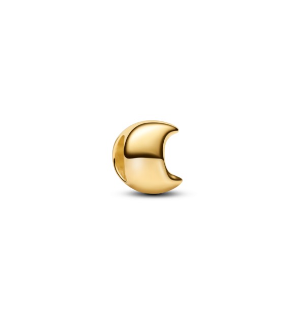 764516C00 Moon 14k gold-plated mini charm