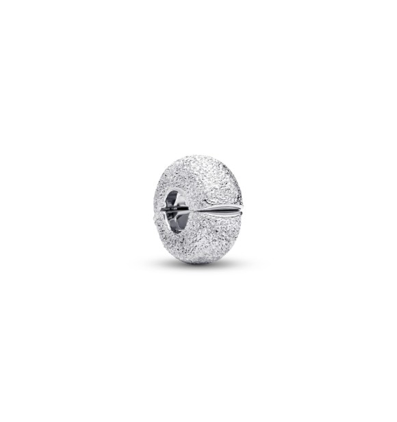 PANDORA 794771C00 Sterling silver diamond pointed mini clip with silicone grip