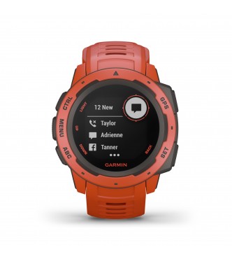 Garmin Instinct™ Rojo Resistente reloj con GPS