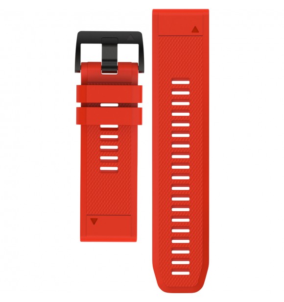 GARMIN Correas de reloj QuickFit™ 26, silicona rojo llama