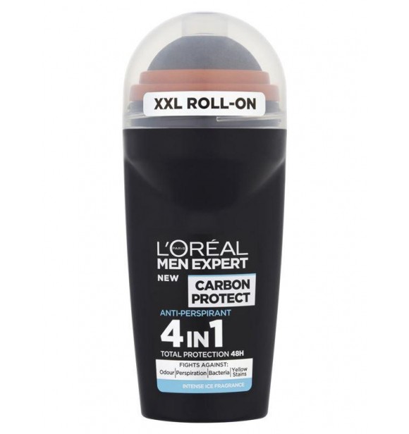 L.ORÉAL PARIS L.Oréa Men Exp A7880551 DEORO 50 ML Carbon Protect Anti-Perspirant Intense Ice Deodorant Roll-on