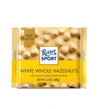 Ritter Sport White Whole Hazelnuts 100G
