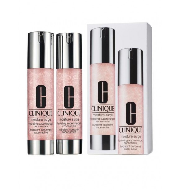 CLINIQUE Moisture Surge 1PC Duo Set cont.: 2x Hydrating Supercharged Concentrate 50 ml (Ref. 1253680)