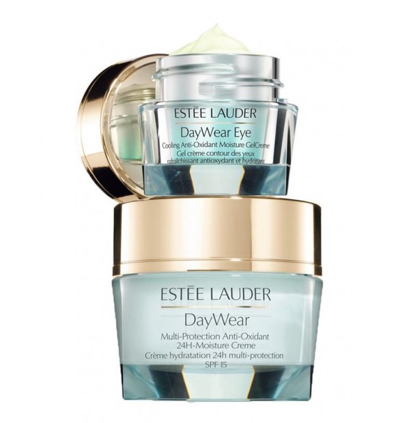 ESTÉE LAUDER EL Day Wear P2EG01 SET 1 PC Daywear Face and Eye Set cont.: Daywear Cooling Anti-Oxidant Moisture Gel Eye Creme 15ml (Ref.1301044)) + Daywear Creme SPF 15 50ml (Ref.493038)