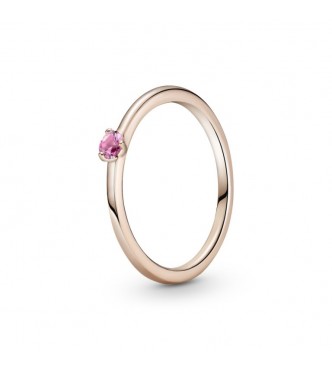 189259C03-48-Anillo en Pandora Rose Solitario Rosa