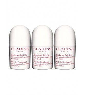 Clarins Travel 193586 SET 1PC Clarins Gentle Care Roll-on Deodorant Trio cont.: 3 x 50 ml Deodorant (GH 655234) (Limited Edition)
