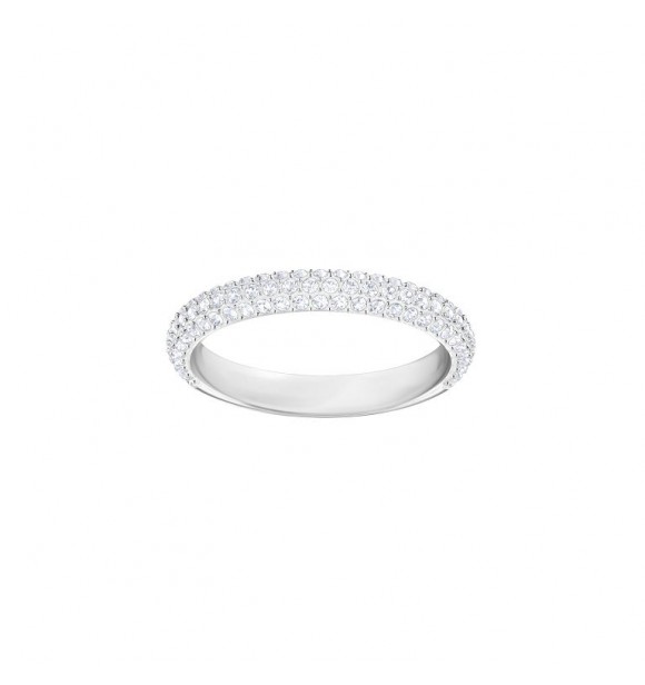 SWAROVSKI STONE:RING MN CRY/RHS 52