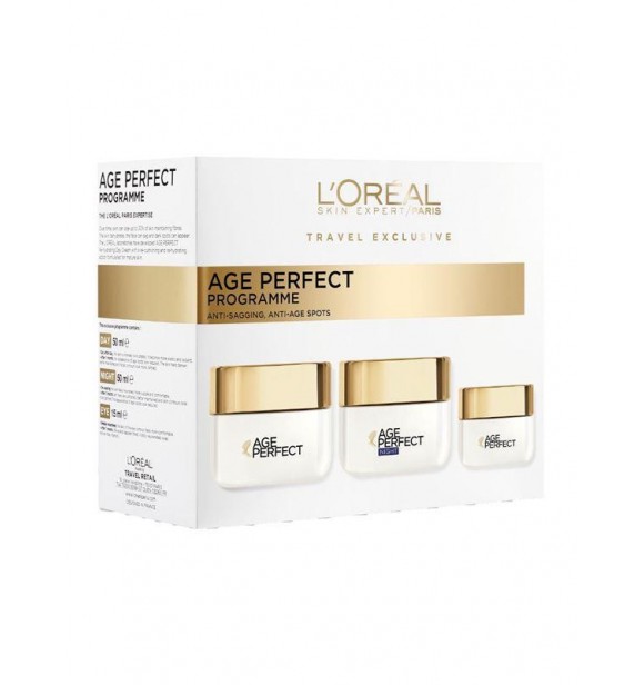 L.Oréa Age Perf Z003604 SET 1PC Age Perfect Program cont.: Day Cream 50 ml (GH 628742) + Night Cream 50 ml (GH 628752) + Eye Cream 15 ml (GH 705618)
