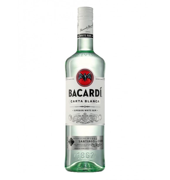 Bacardi Carta Blanca 40% 1L