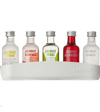 ABSOLUT MIXED FLAVOURS MINISET (5x0,05CL