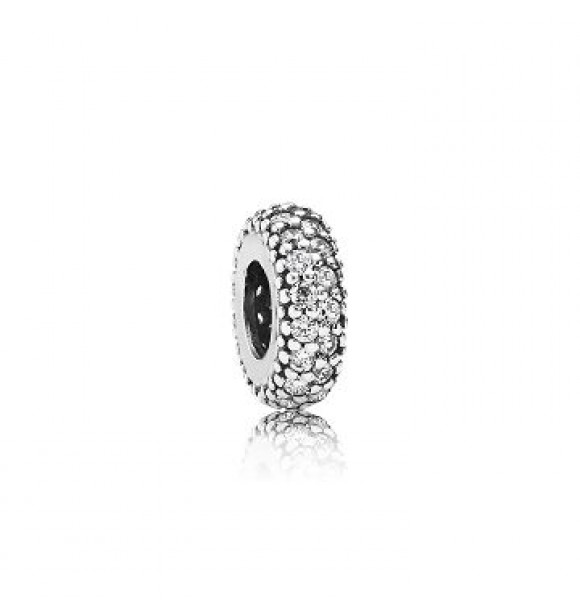 PANDORA 791359CZ Separador en plata de ley y circonitas transparentes en pavé