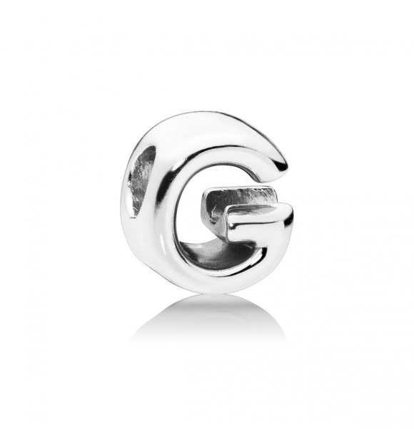 PANDORA Charm en plata de ley Letra G