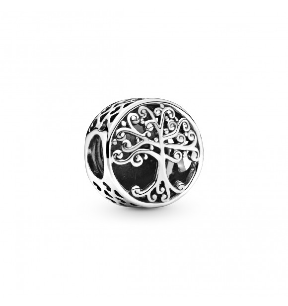 PANDORA Charm Árbol Familiar en plata de primera ley