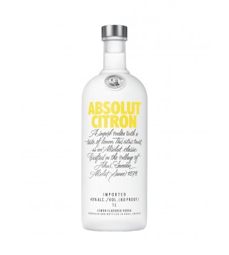 Absolut Vodka Citron 40% 1L