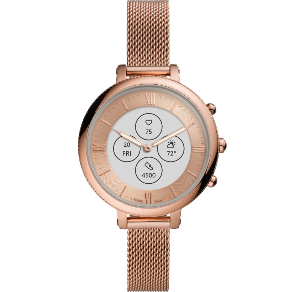 Fossil Hybrid Watch FTW7039 Mujer Acero inoxidable Redonda 38 mm 3 ATM movimiento